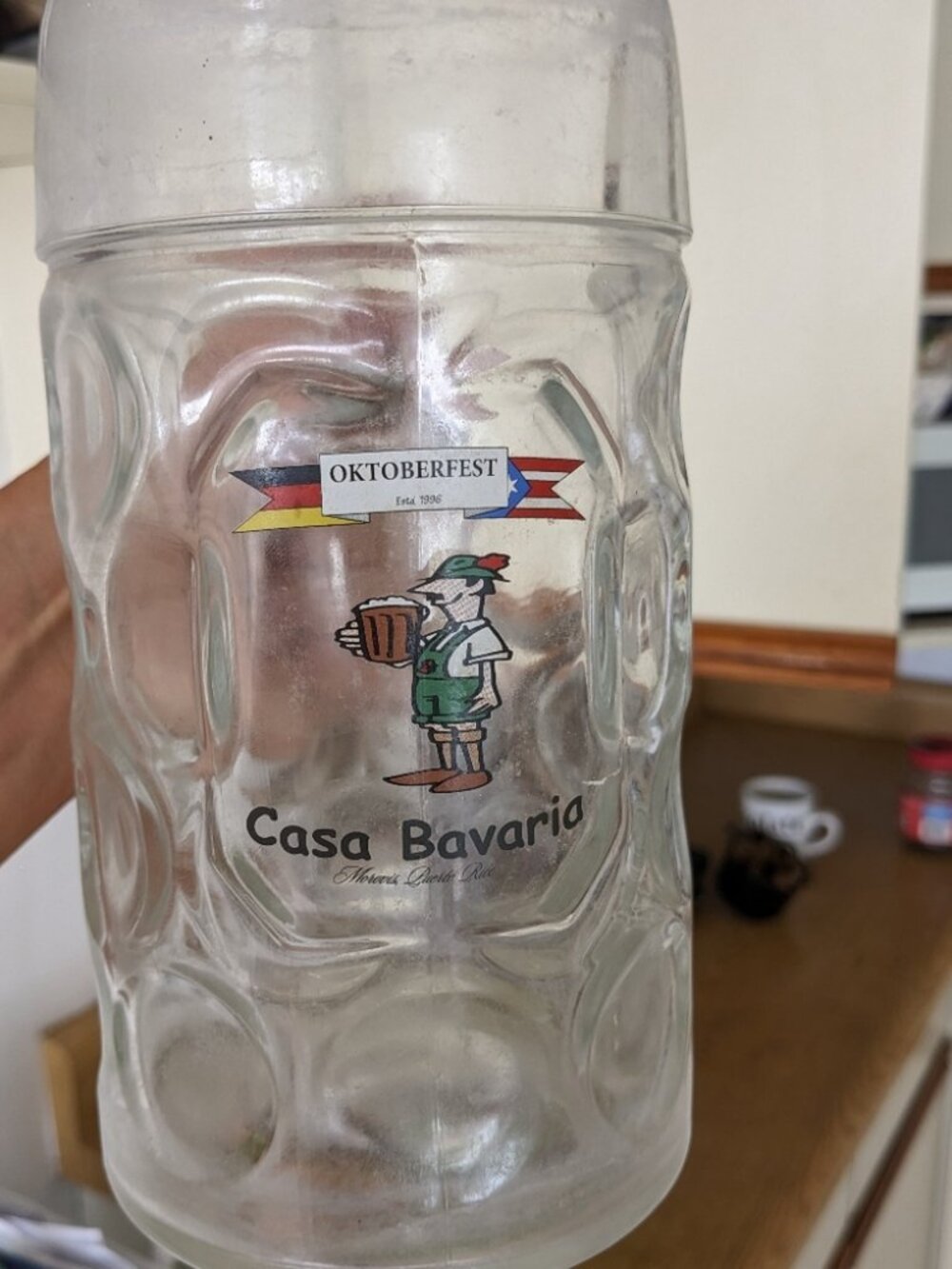 Casa bavaria Octoberfest beer glass